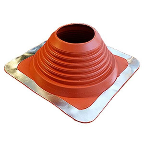 #8 Master Flash Red Silicone Square-Base Pipe Flashing